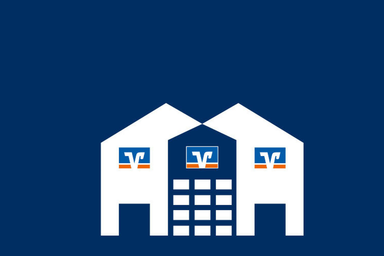 Darstellung einer Fusion zweier Banken