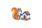 Icon zeigt ein Eichhörnchen und ein Futterhaus