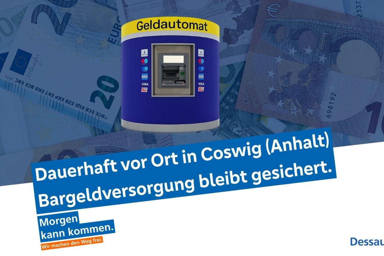 Ersatzgeldautomat Coswig (Anhalt) 