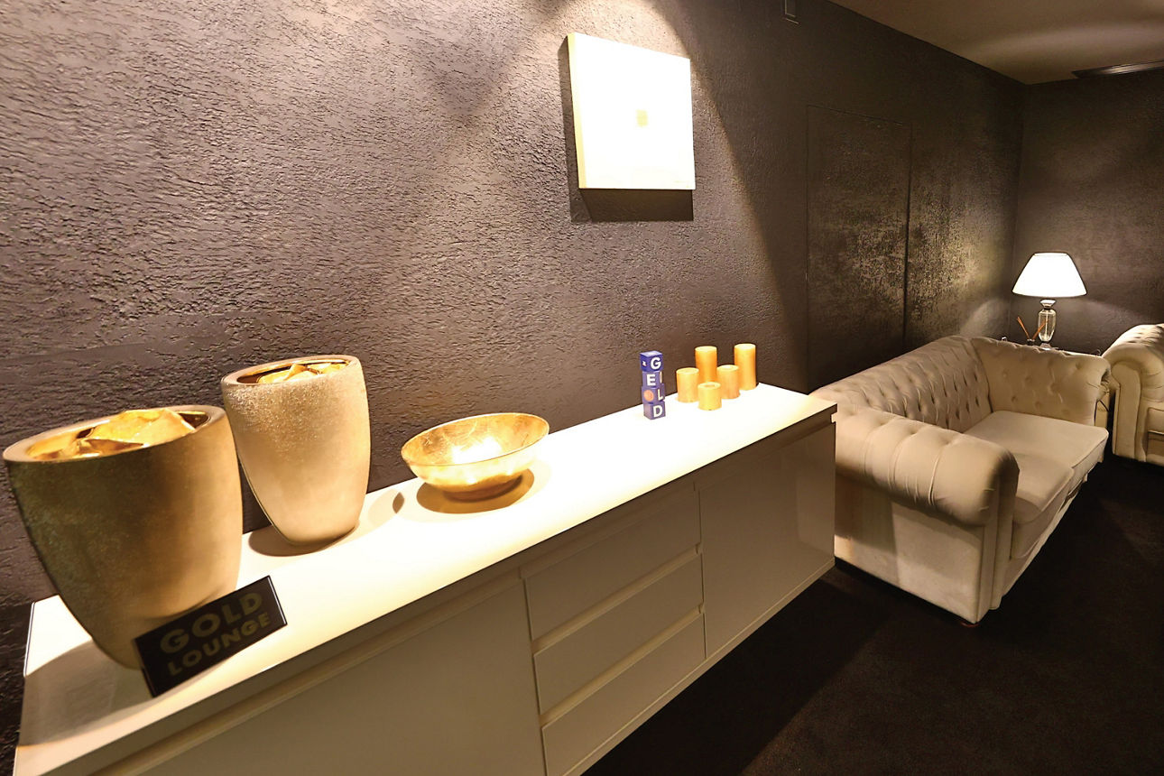 Goldlounge in der Raiffeisen Bank in Krumbach