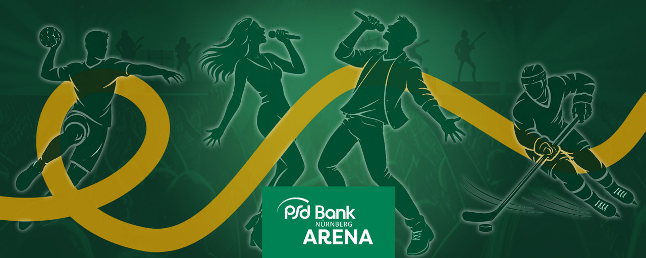 Grafik der PSD Bank Nürnberg ARENA