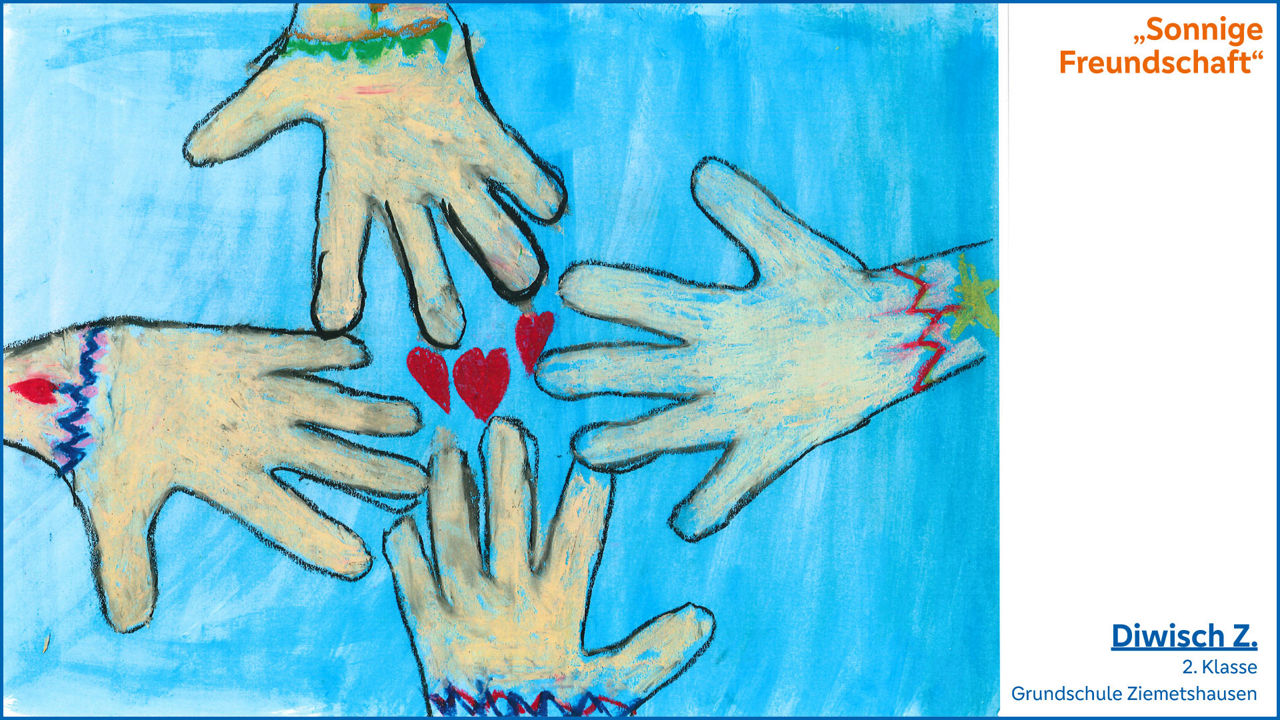 Sonnige Freundschaft