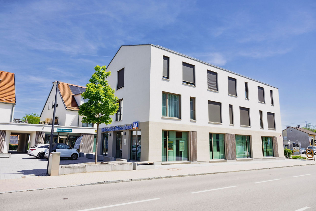 Aussenansicht des Gebäudes einer Geschäftsstelle