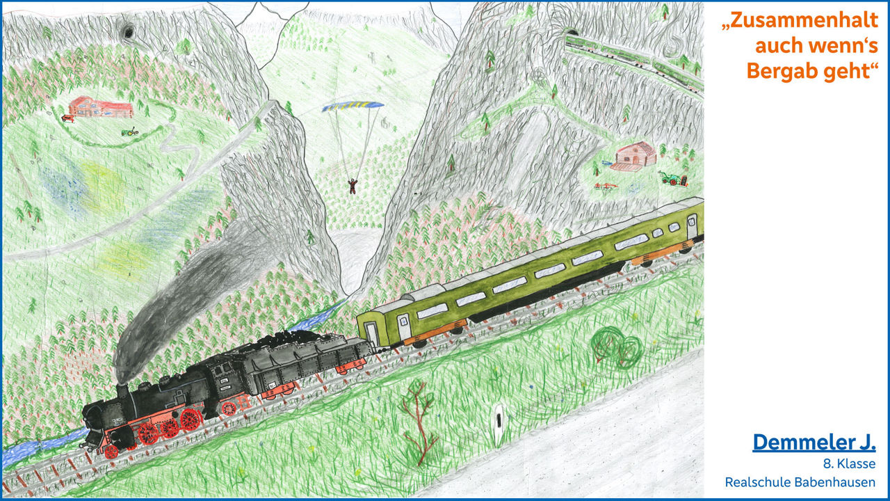 Zusammenhalten auch wenn's Bergab geht