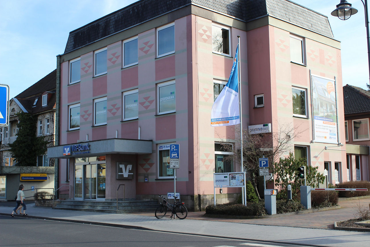 Der Eingangsbereich unserer Hauptgeschäftsstelle Hann. Münden