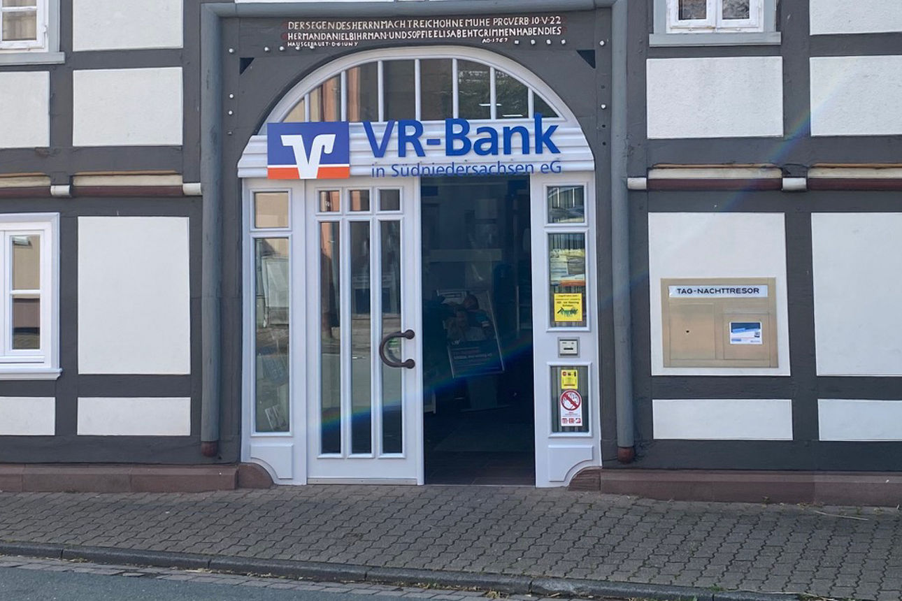 Der Eingangsbereich unserer Geschäftsstelle Polle