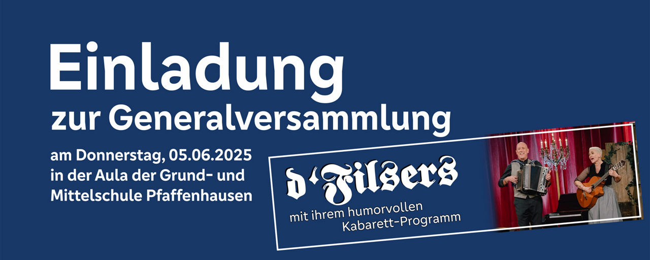 Einladung zur Generalversammlung