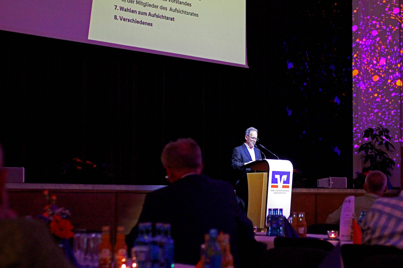 Detlef Schmidt hält seine letzte Generalversammlung als Aufsichtsratmitglied