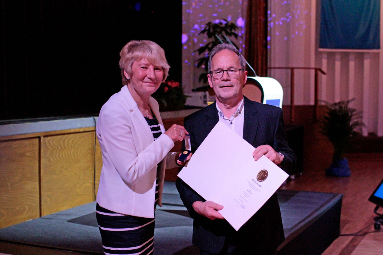 Generalversammlung der  Volks- und Raiffeisenbank Saale-Unstrut eG 2025 - die Verabschiedung von Detlef Schmidt