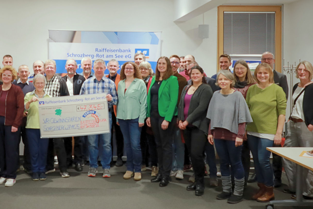 Gruppenbild Spendenempfänger 2025