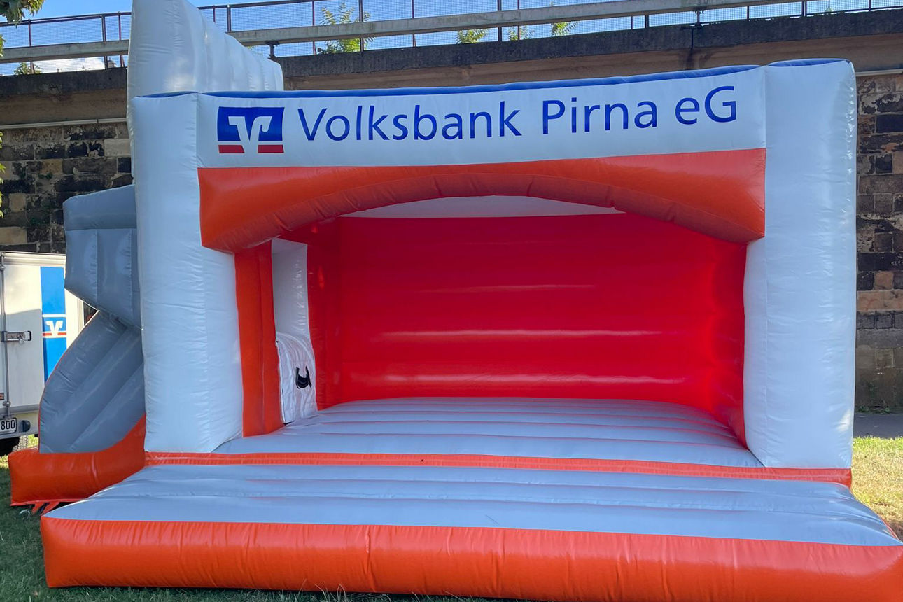 Hüpfburg Geldautomat 