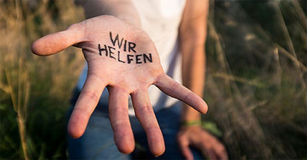 Unterstützung für Hilfsorganisationen
