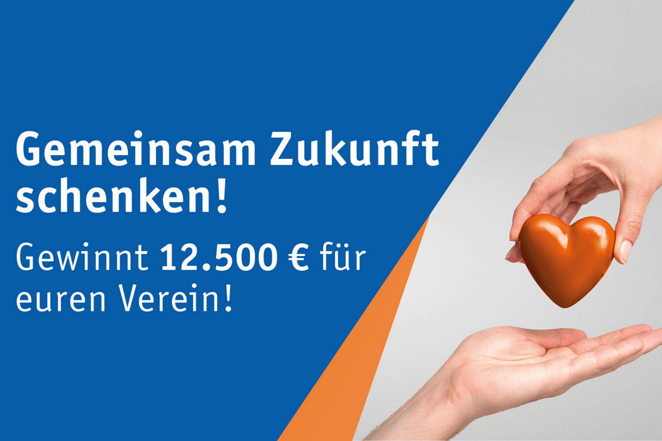 Zwei Hände die ein Herz halten