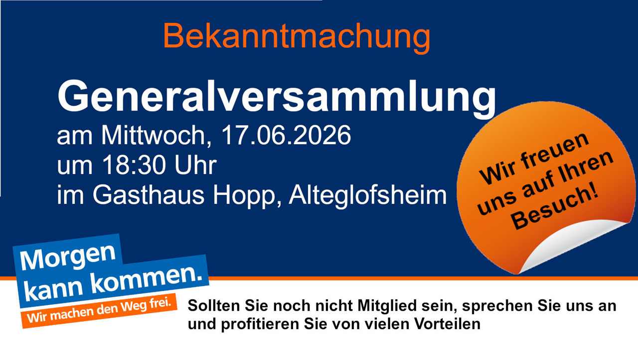 Generalversammlung 2026