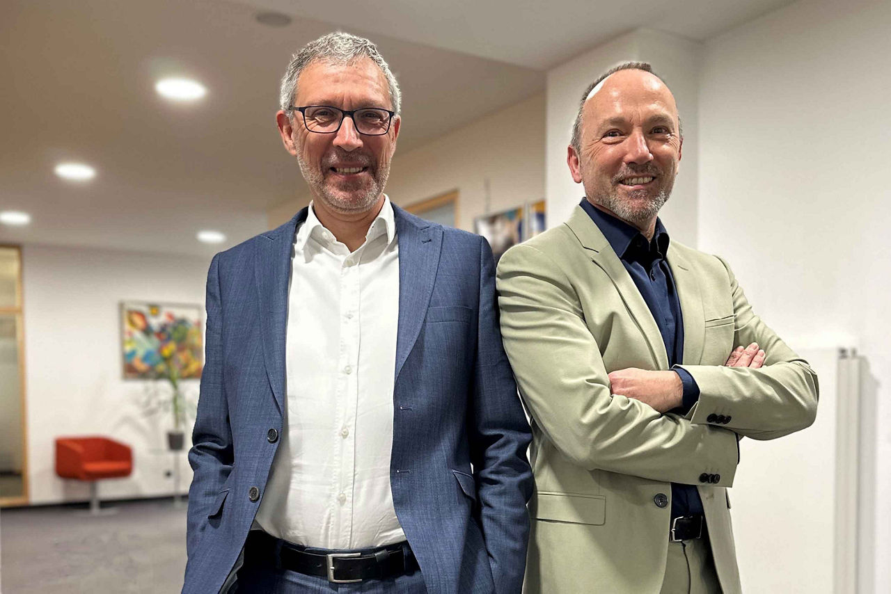 Vorstände Thomas Cestaro und Christian Gäßl