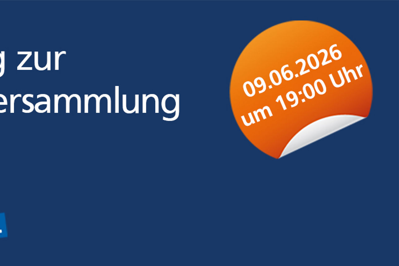 Blauer Hintergrund weißer Text