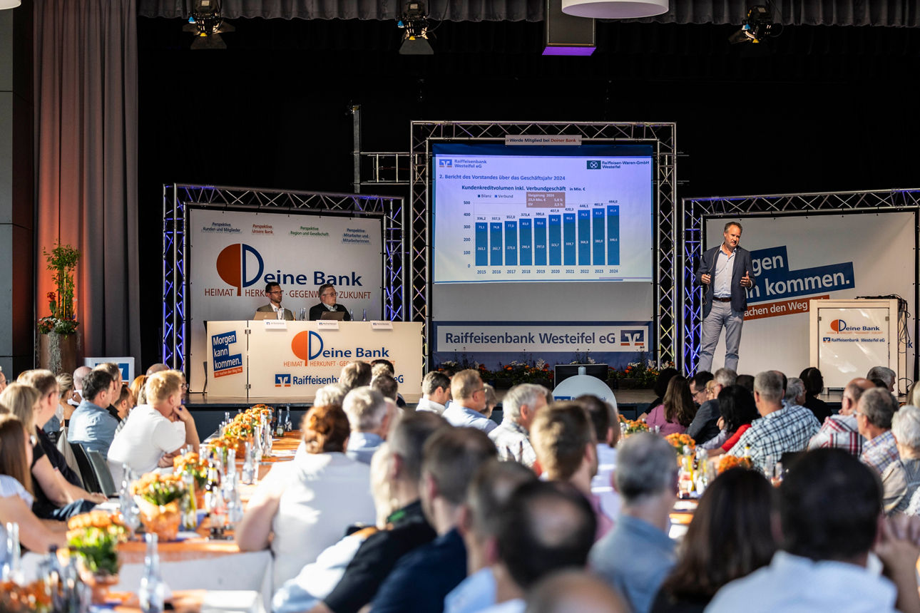 Bild der Generalversammlung Ihrer Raiffeisenbank Westeifel eG