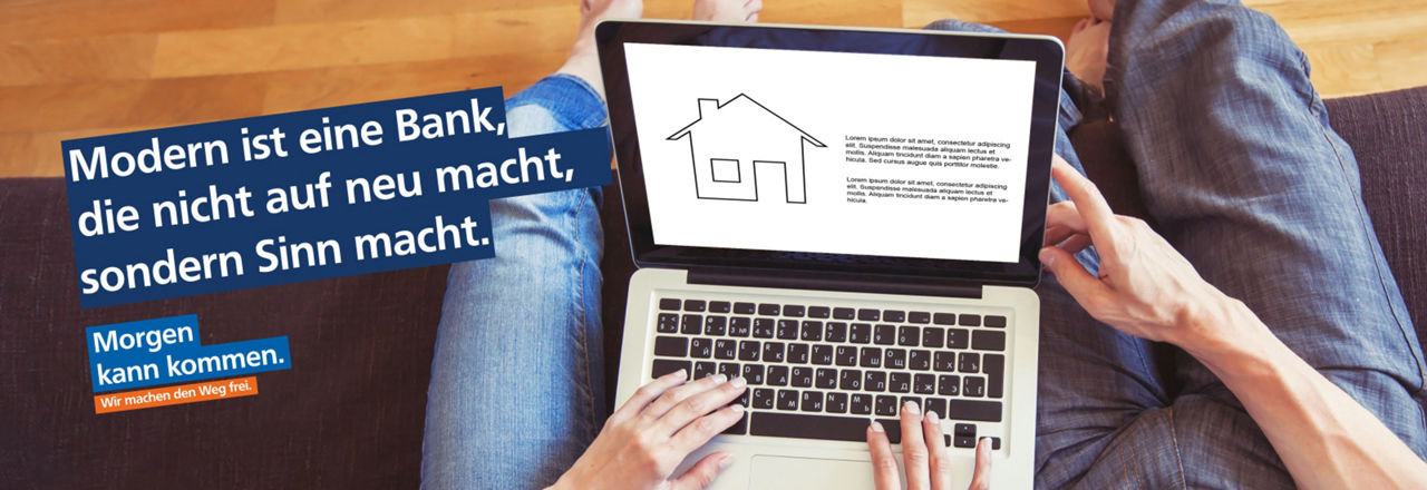 Modern ist eine Bank, die nicht auf neu macht, sondern Sinn macht.