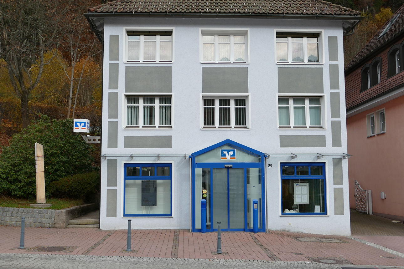 Außenansicht der Geschäftsstelle in St. Blasien