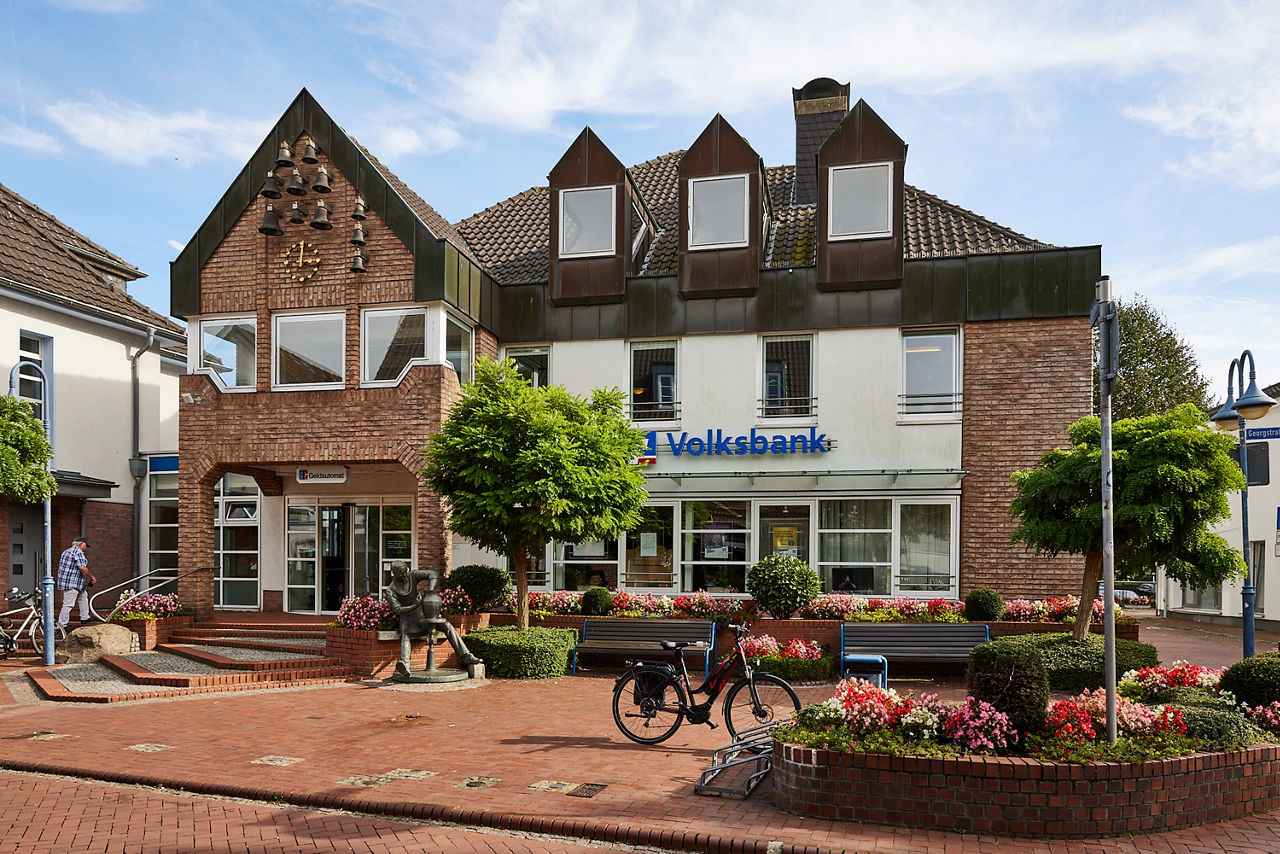 Gebäude der Volksbank Schermbeck