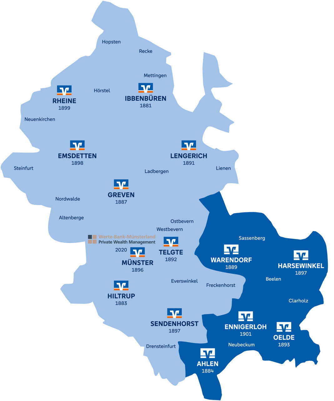 Geschaeftsgebiet fusionierte Volksbank