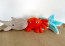 Kuscheltiere Wal, Krabbe, Seestern