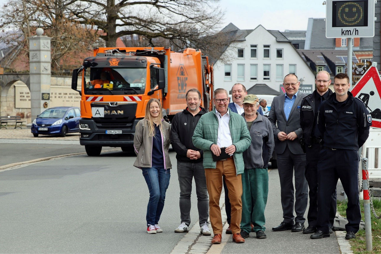 Einen lachenden Smiley gibt’s nur bis 30 km/h. 
