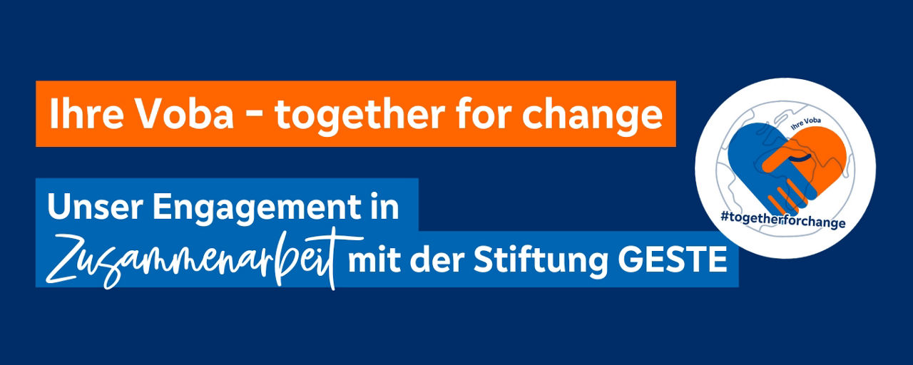 Unser Engagement in Zusammenarbeit mit der Stiftung GESTE