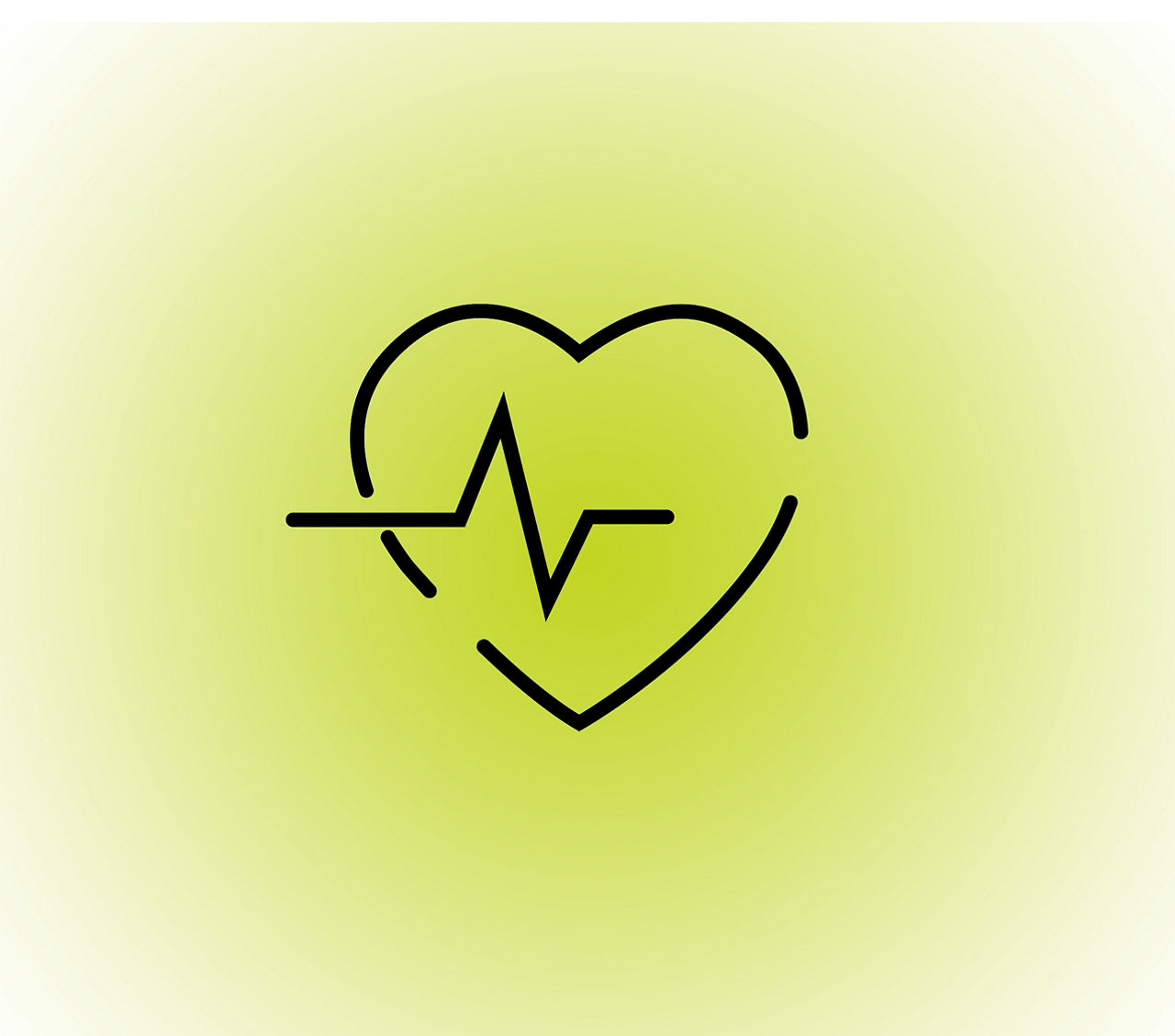 Herz mit Herzschlaglinie