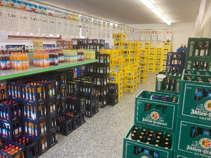 Getränkemakrt für Produktangebot