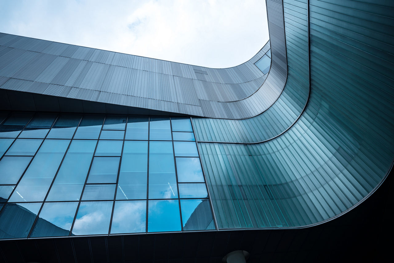 Fassade eines Bürogebäudes