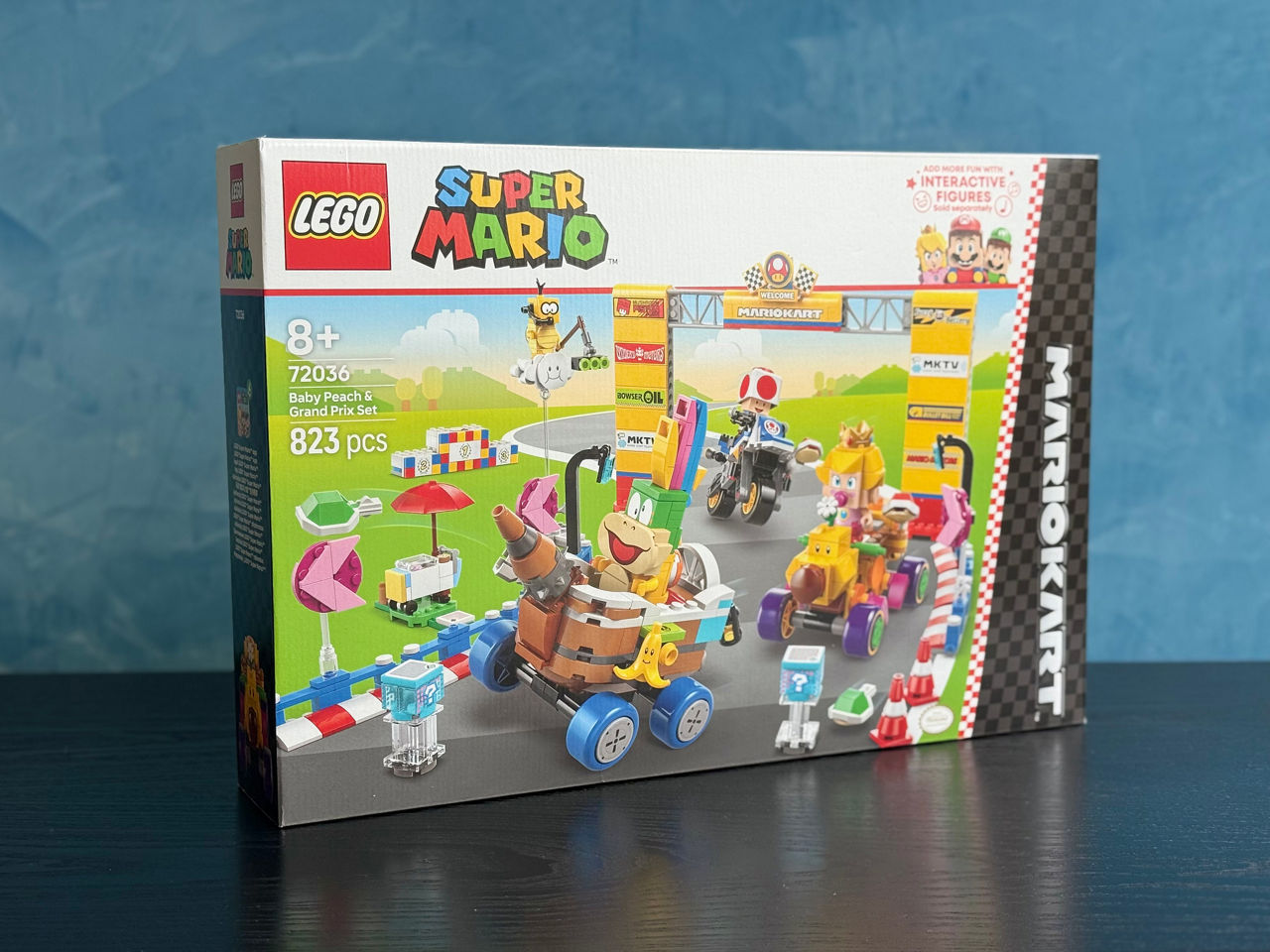 Lego Super Mario, Mario Kart Baby Peach & Grand Prix-Set