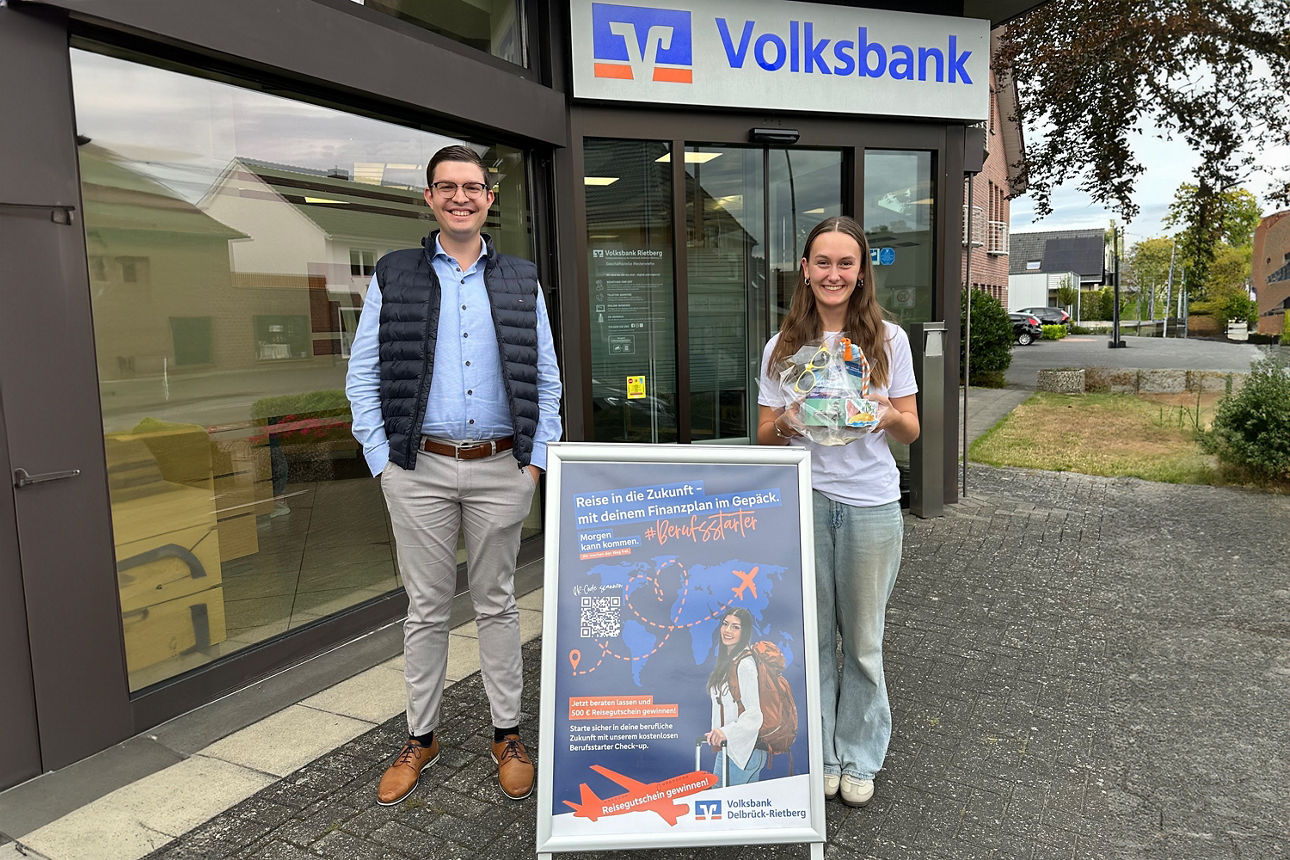 Gewinnerin des Berufsstartergewinnspiels