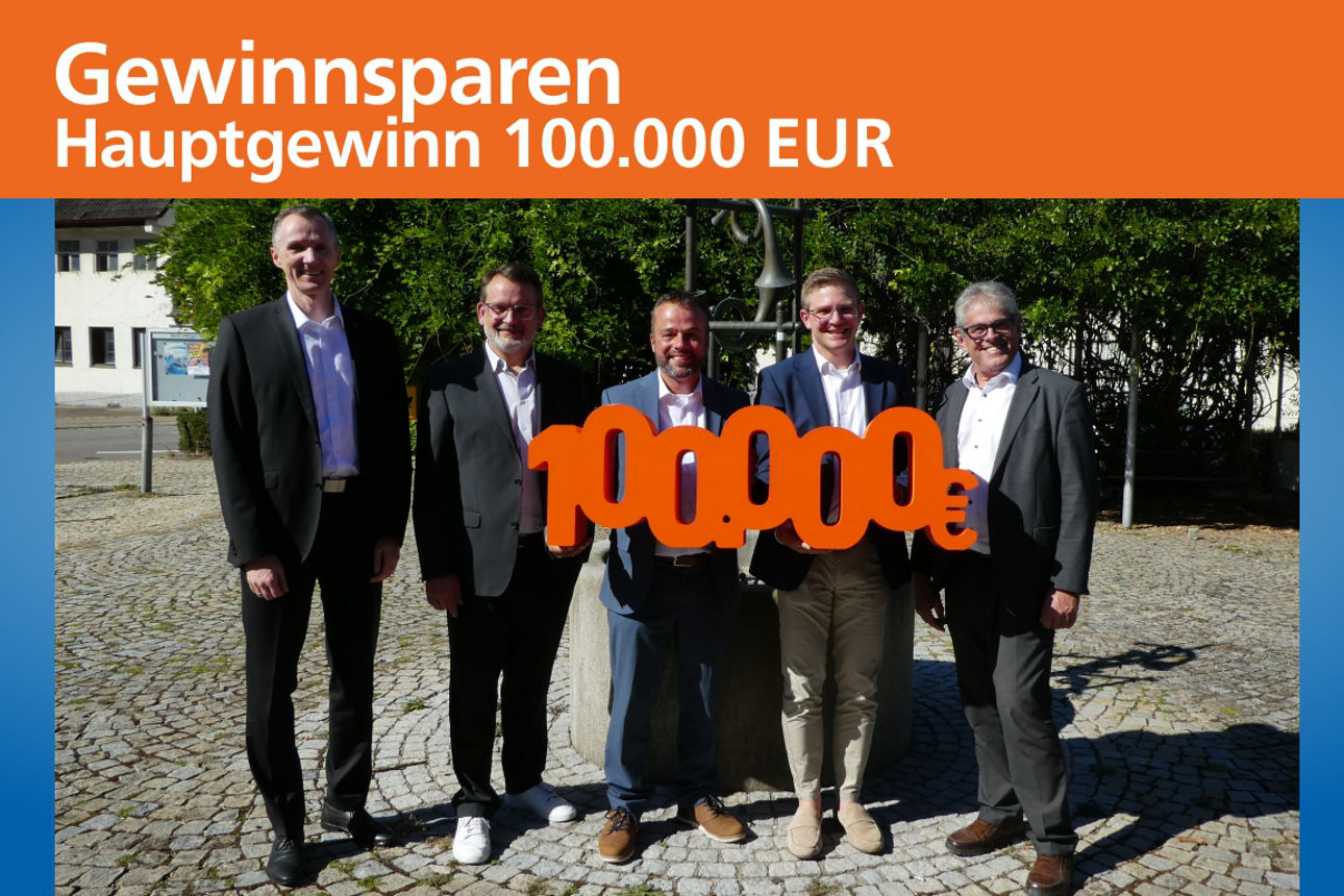 Gratulation zum Hauptgewinn