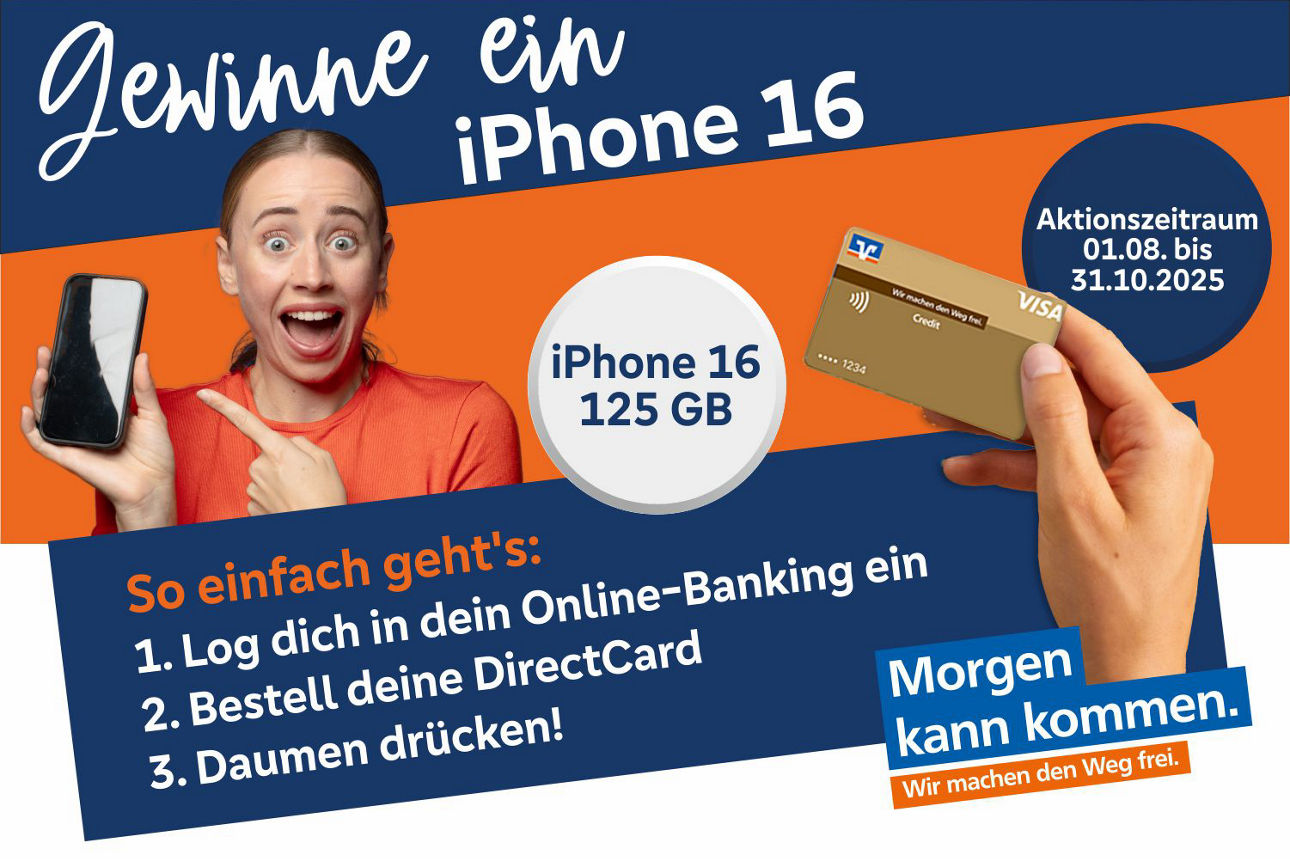 Überraschte Frau mit einem Handy in der Hand
