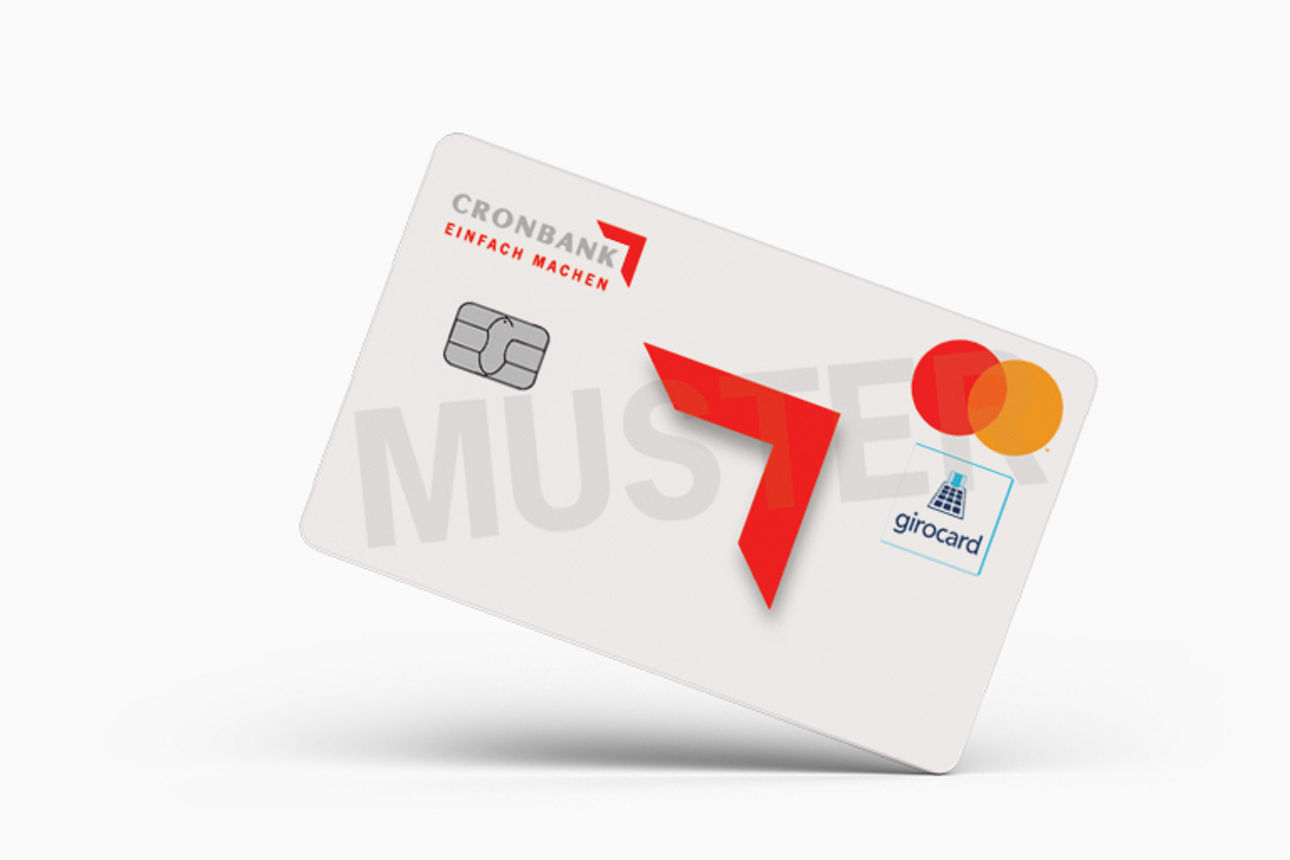 Abbildung einer CRONBANK Girocard.