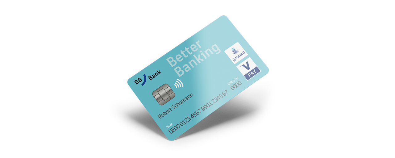 Abbildung der BBBank girocard und directcard