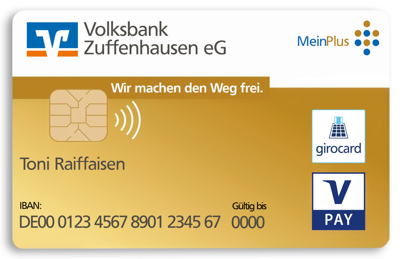Illustration der girocard V PAY