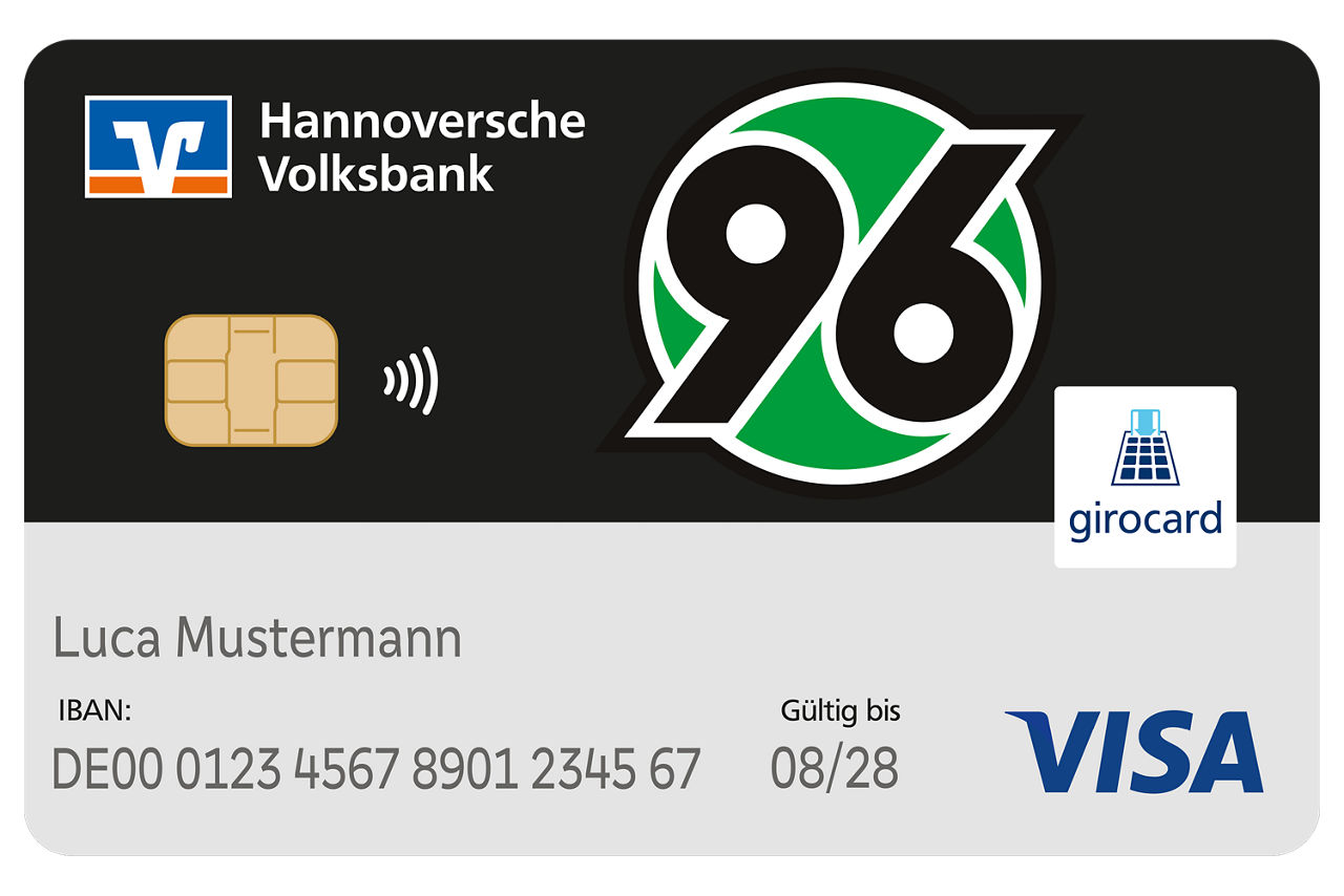 Girocard mit Hannover96 Design