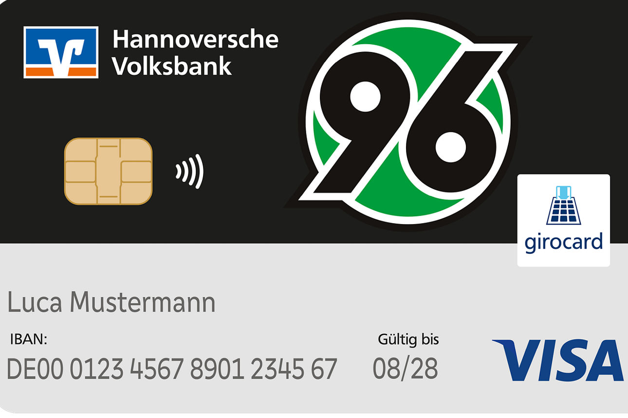 Girocard mit Hannover96 Design