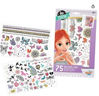 Set aus 75 Glitzertattoos