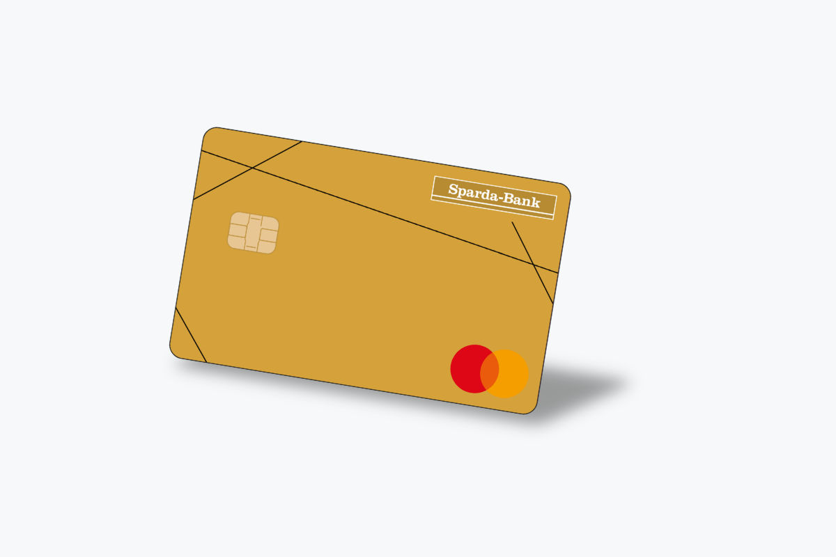 Kartenabbildung der Mastercard Gold