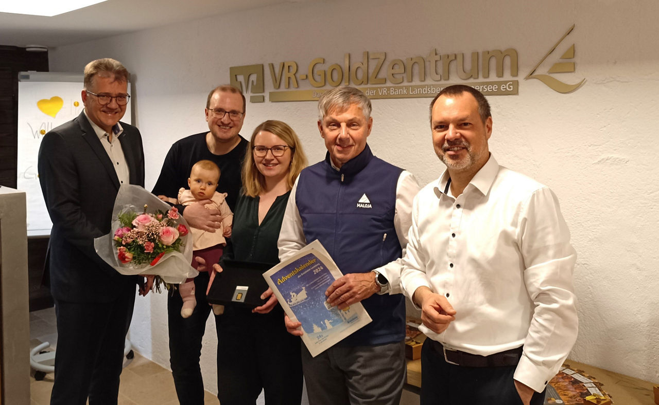 5 Gramm Gold aus dem VR-GoldZentrum Elisabeth Aschenbrenner gewinnt Hauptpreis des Kreisboten-Adventskalenders 