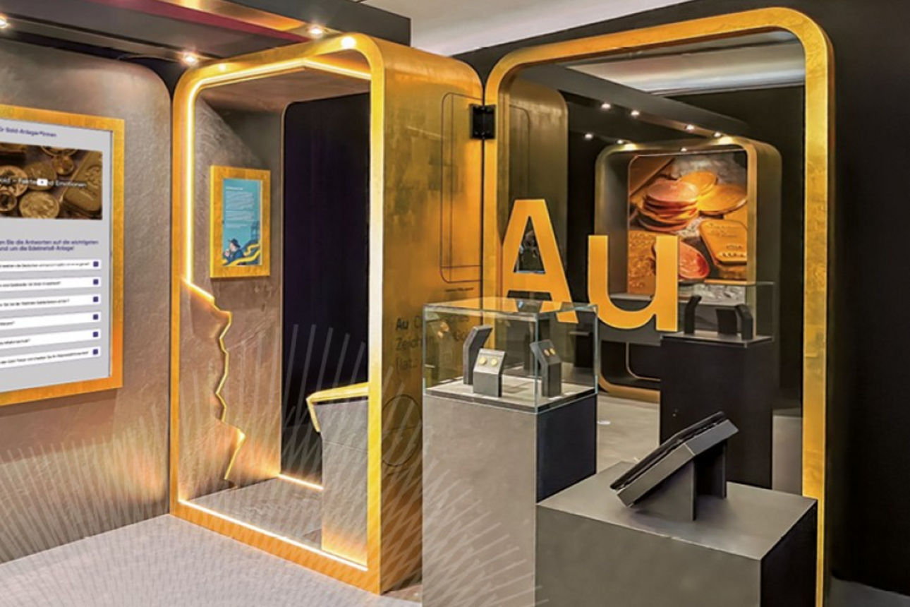   Sie sehen einen Goldtresor der Reisebank