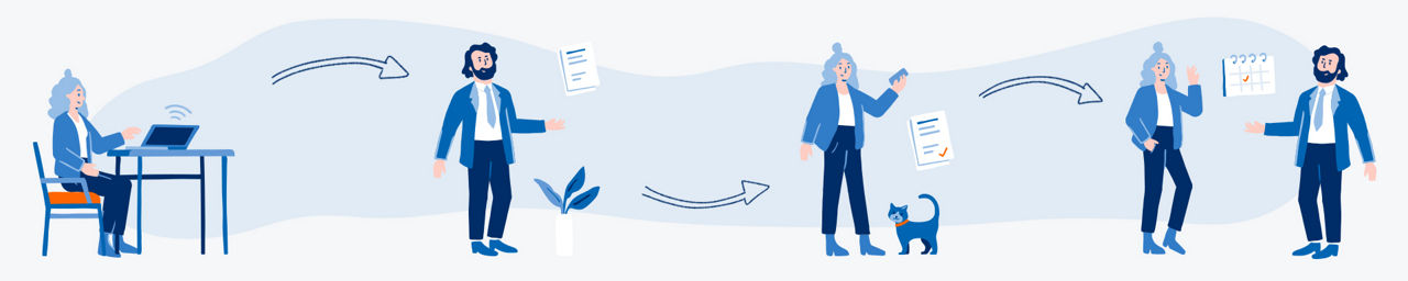 Unternehmensgründung Illustration