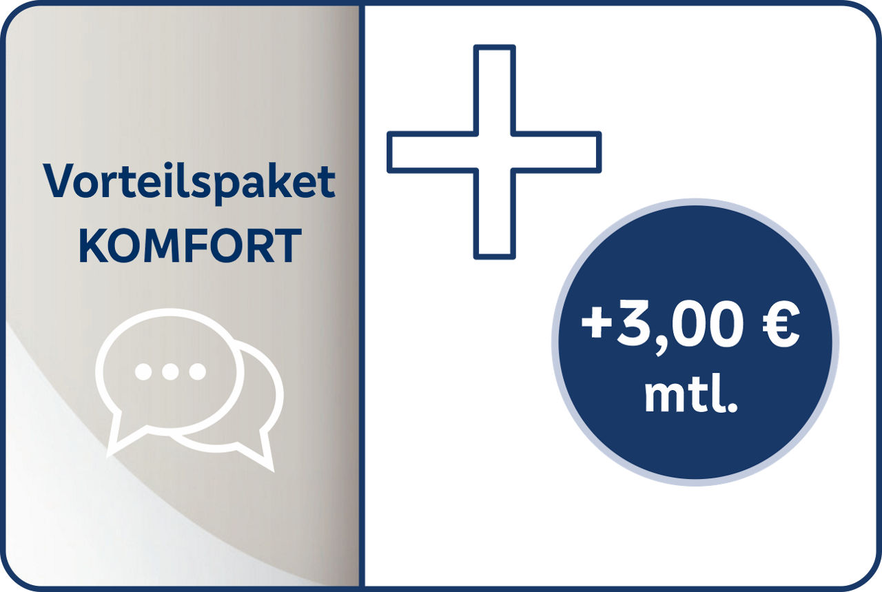 Signet des Vorteilspaket KOMFORT