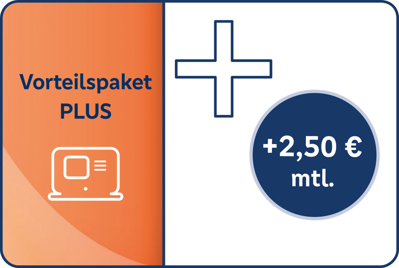 Signet des Vorteilspaket PLUS