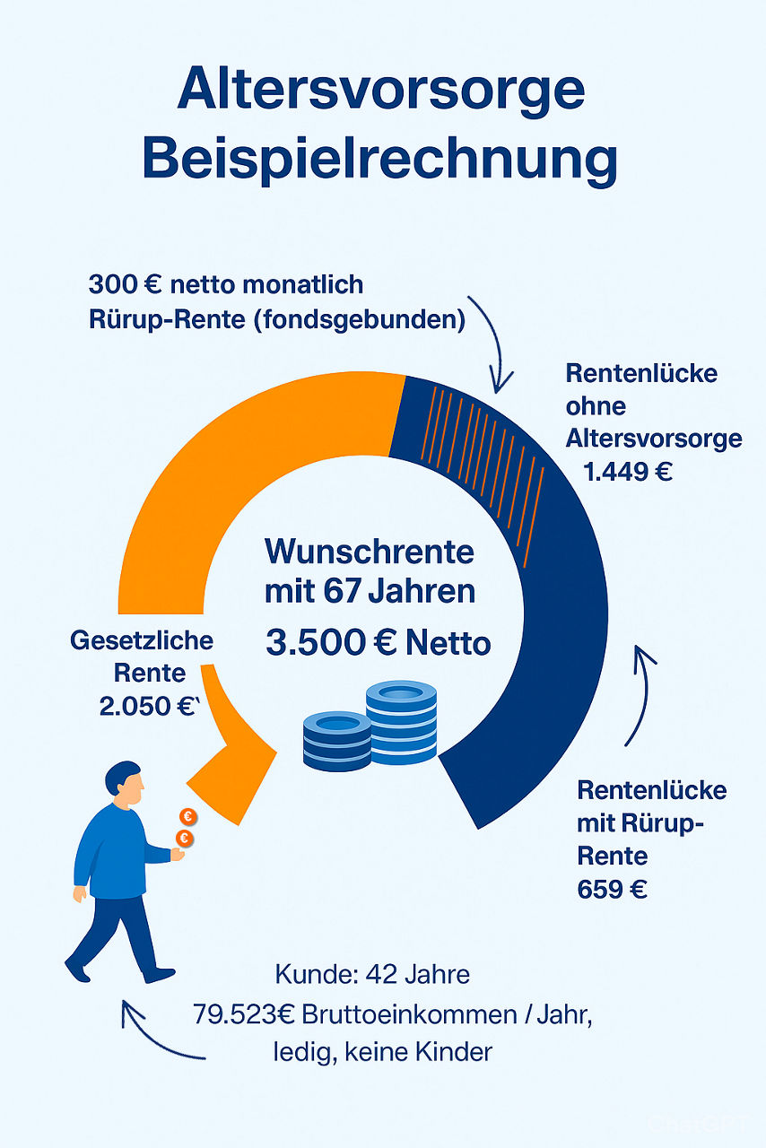 Altersvorsorge Rechenbeispiel