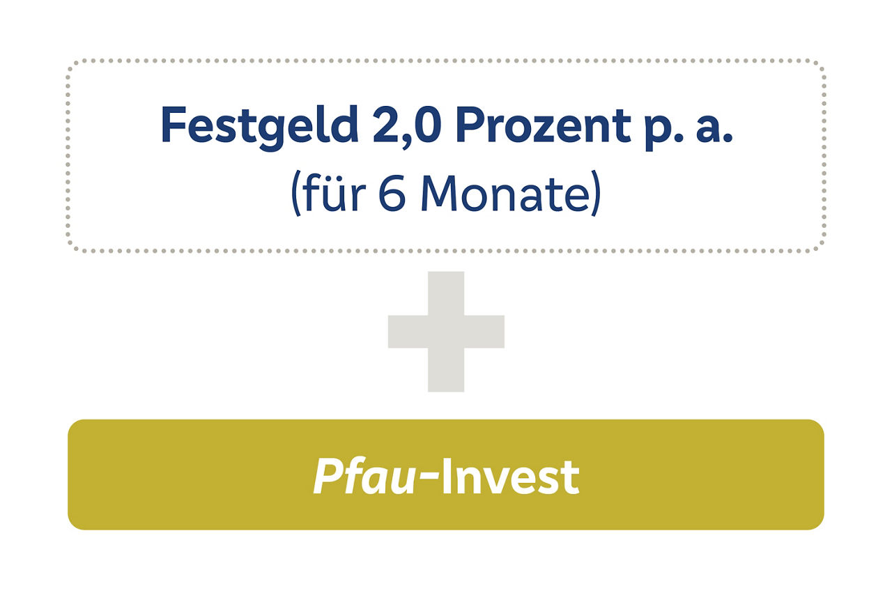 Alternative 2: Festgeld und Fonds-Vermögensverwaltung Pfau-Invest