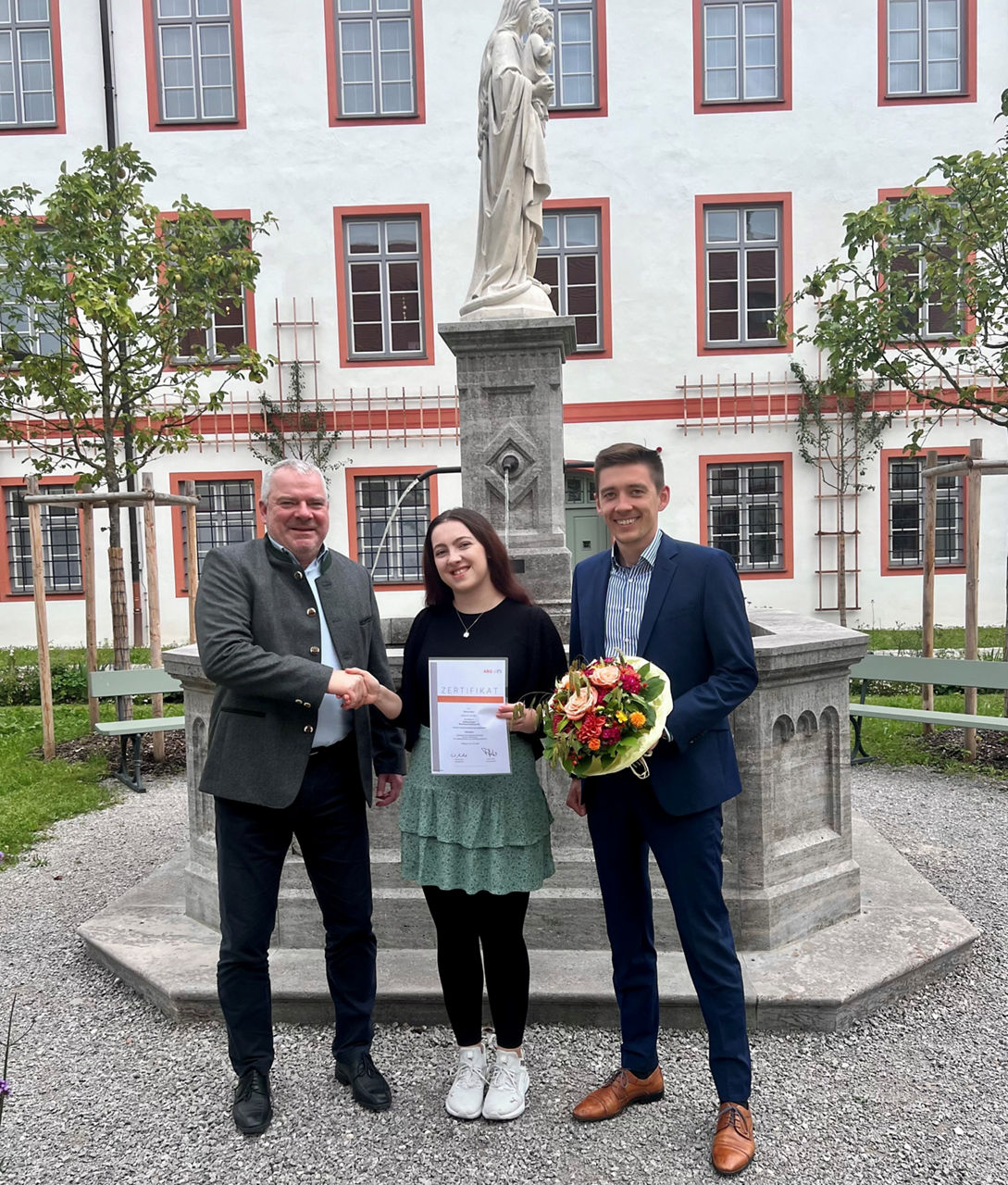 v.l. Christian Glasauer, Simone Ruml, Florian Fent